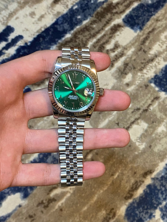 GREEN ARABIC DIAL